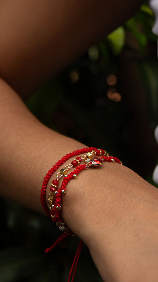 Set pulseras sagrado corazón