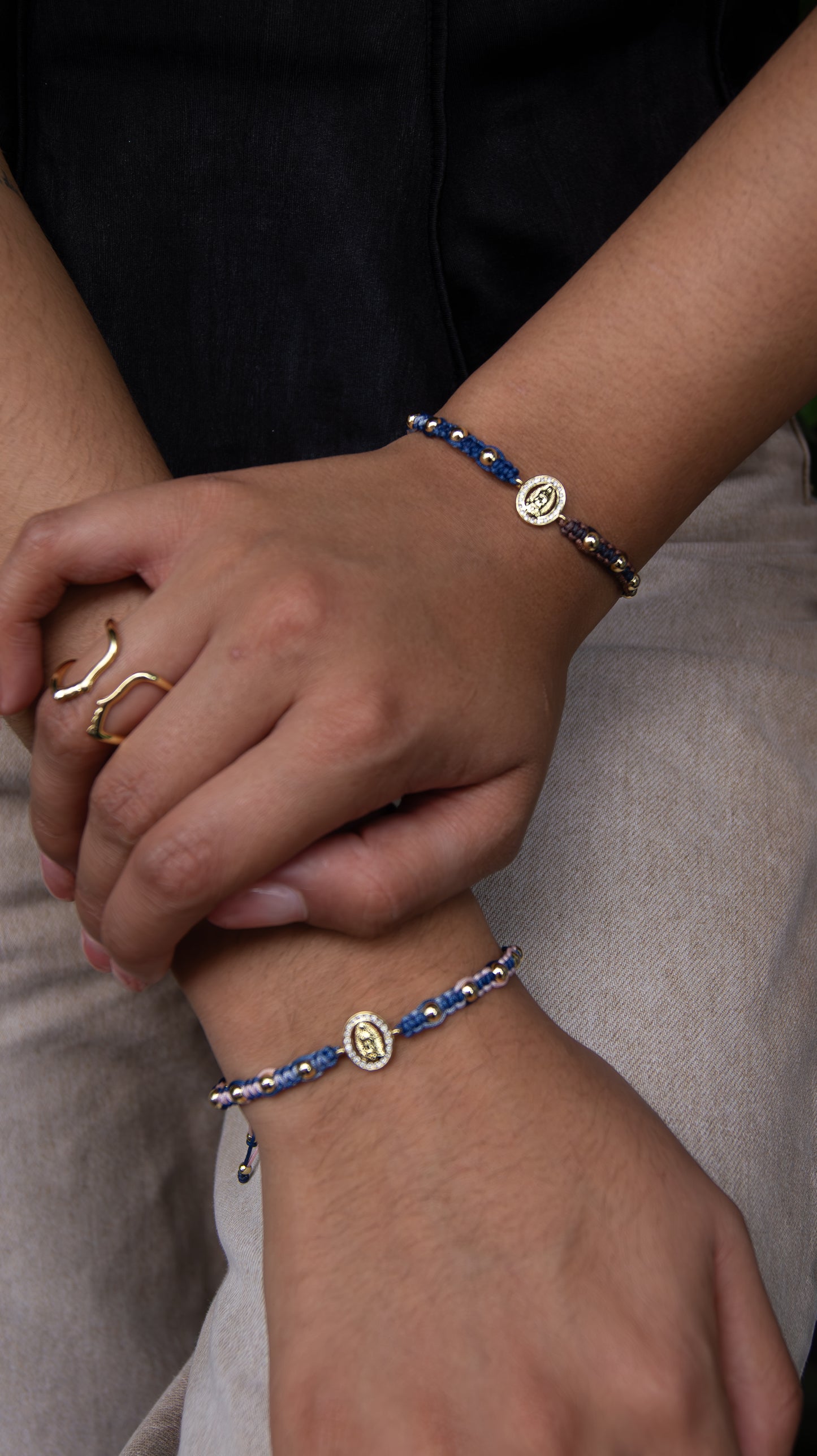 Set de pulseras Virgen de Guadalupe