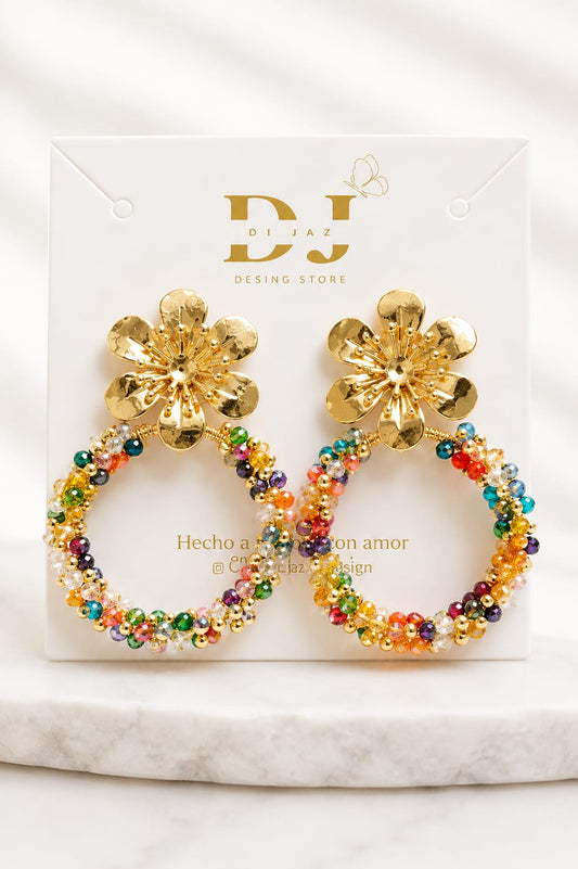Aretes un mundo de colores